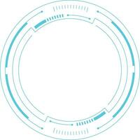 futuristico Tech cerchio vettore