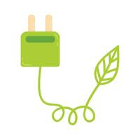 verde energia concetto icone. ecologia e ambiente relazionato colore icona impostare. rinnovabile energia vettore
