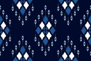 senza soluzione di continuità kasuri modello nel tribale, popolare ricamo. etnico astratto ikat arte. geometrico arte ornamento Stampa. design per tessuto, abbigliamento, moquette, carta da parati, avvolgimento, copertina, sfondo vettore