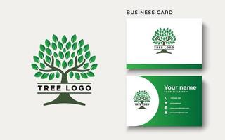 radice dell'albero ispirazione logo design vettore