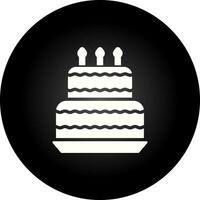 compleanno torta vettore icona