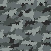 astratto grigio camuffare senza soluzione di continuità modello vettore moderno militare sfondo. modello stampato tessile tessuto.