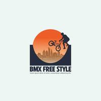 logo mountain bike vettore