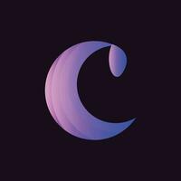 moderno creativo lettera c logo design. minimo c, cc iniziale basato vettore icona
