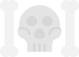 cranio e ossatura vettore icona design