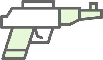 giocattolo pistola vettore icona design