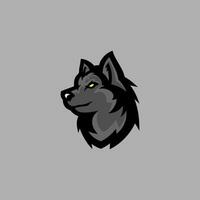 migliore illustrazione di selvaggio lupo per mascotte, logo o etichetta vettore