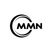 mmn logo disegno, ispirazione per un' unico identità. moderno eleganza e creativo design. filigrana il tuo successo con il Impressionante Questo logo. vettore