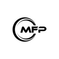 mfp logo disegno, ispirazione per un' unico identità. moderno eleganza e creativo design. filigrana il tuo successo con il Impressionante Questo logo. vettore