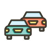 traffico marmellata vettore di spessore linea pieno colori icona per personale e commerciale uso.