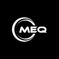 meq logo disegno, ispirazione per un' unico identità. moderno eleganza e creativo design. filigrana il tuo successo con il Impressionante Questo logo. vettore