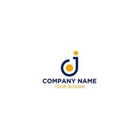 jd monogramma logo design vettore