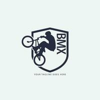 logo mountain bike vettore