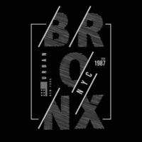 nuovo York città Bronx tipografia vettore t camicia design illustrazione