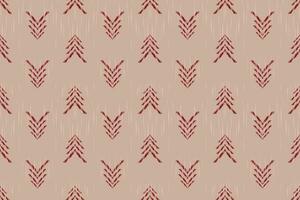 ikat paisley ricamo su il tessuto nel Indonesia e altro asiatico paesi.geometric etnico orientale senza soluzione di continuità modello.azteco stile. illustrazione.disegno per trama, tessuto, abbigliamento, avvolgimento, tappeto. vettore