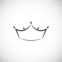 icona della corona della principessa. illustrazione vettoriale. vettore