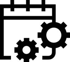 calendario programma icona simbolo Immagine vettore. illustrazione di il moderno appuntamento promemoria ordine del giorno simbolo grafico design Immagine. eps 10 vettore