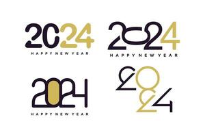 2024 logo design elemento vettore con creativo unico concetto