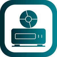 DVD giocatore vettore icona design