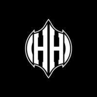 hh lettera logo. hh creativo monogramma iniziali lettera logo concetto. hh unico moderno piatto astratto vettore lettera logo design.