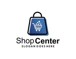 contento shopping logo vettore