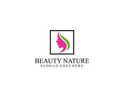 naturale donne logo per bellezza salone, terme, cosmetici, e pelle cura. lusso femminile modello. vettore