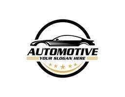 settore automobilistico auto finestra tinta logo design modello moderno vettore