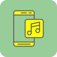 musica App vettore icona design