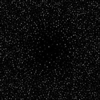 coriandoli di stelle d'argento su sfondo nero vettore