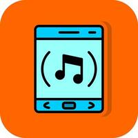 musica App vettore icona design