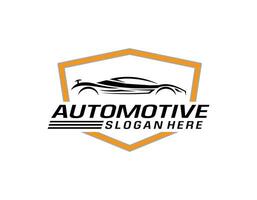 riparazione auto logo Immagine, rustico nero logo scudo vettore