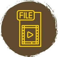 video file vettore icona design