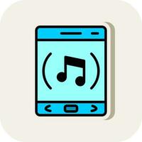 musica App vettore icona design