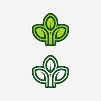 giardinaggio logo con pala icona e albero con verde le foglie logo modello. vettore