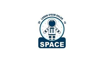 navicella spaziale e pressione completo da uomo spazio esplorazione isolato icone vettore