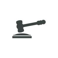 giustizia legge logo modello vettore