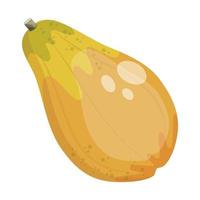 frutto di papaya, illustrazione vettoriale