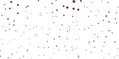sfondo vettoriale rosso scuro con stelle colorate. illustrazione astratta geometrica moderna con le stelle. design per la tua promozione aziendale.