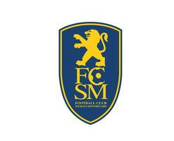 fc sochaux club simbolo logo ligue 1 calcio francese astratto design vettore illustrazione