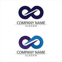 infinito design vector design set logo per icona di affari business