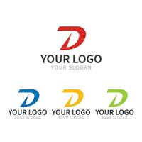 creativo monogramma lettera d logo design vettore