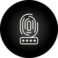biometrica vettore icona