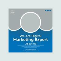 digitale attività commerciale marketing bandiera per sociale media inviare design vettore