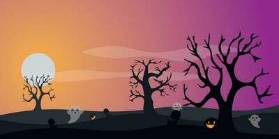 vettore sfondo design con Halloween tema