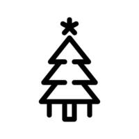 Natale albero icona vettore simbolo design illustrazione