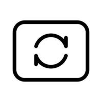 ruotare icona vettore simbolo design illustrazione