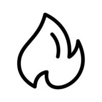 fuoco icona vettore simbolo design illustrazione