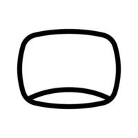cuscino icona vettore simbolo design illustrazione