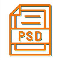 PSD file vettore icona