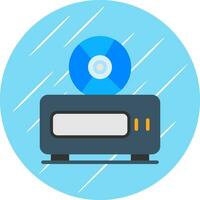 DVD giocatore vettore icona design
